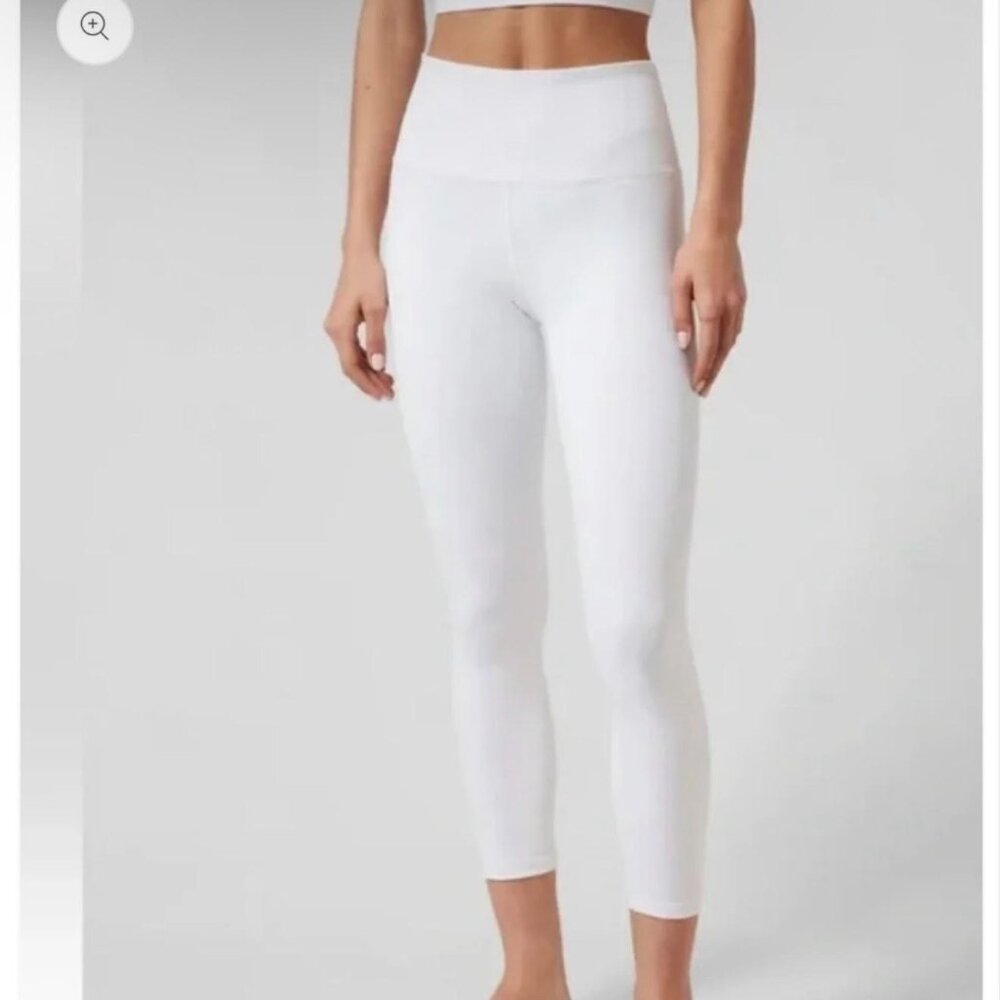 Athleta Women's‎ Bone White Elation Capri Leggings, Size M